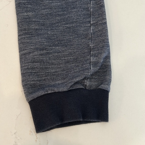 Adidas Cropped Navy Jogger Sweat Pants Size Large - Picture 7 of 10